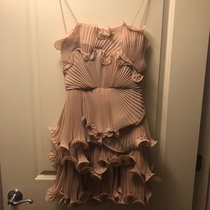 Beautiful structured nude/pink dress